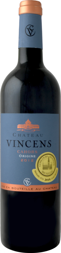 Château Vincens - Origine - Cahors AOC 2012